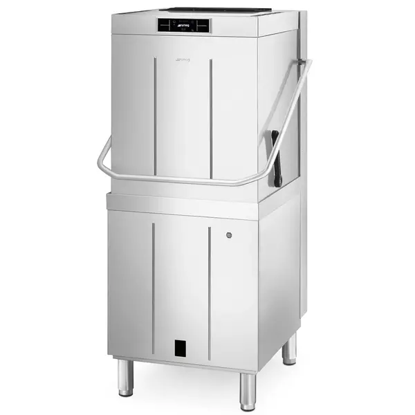 Doorschuifvaatwasser | PURA | Energiezuinig (Warmteterugwinning) | Mand 500x500 | Afvoerpomp | Zeeppomp | Naglanspomp | Ontharder | Breaktank | 400V | Touchscreen + App | Dubbelwandig | 634x831x1523/2138(h)mm