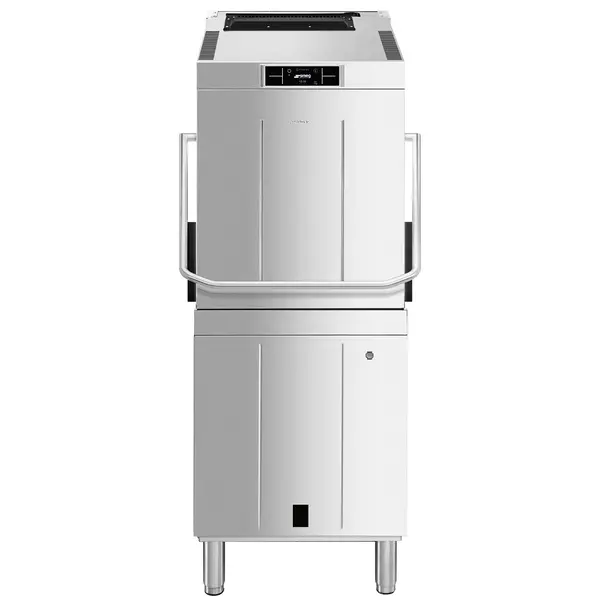 Doorschuifvaatwasser | PURA | Energiezuinig (Warmteterugwinning) | Mand 500x500 | Afvoerpomp | Zeeppomp | Naglanspomp | Ontharder | Breaktank | 400V | Touchscreen + App | Dubbelwandig | 634x831x1523/2138(h)mm