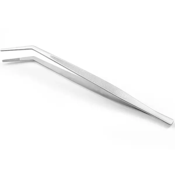 Pincet | RVS | Gebogen | 240mm
