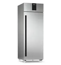 SMEG Vrieskast | 700L (2/1 GN) | RVS | -18°C/-22°C | Geforceerd | Temperatuur-/Deuralarm | Bluetooth (Optie) | Wielen (Geremd) | 695x865x2075(h)mm 