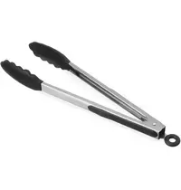 HENDI Serveertang | RVS | Zwart | 345x40x40(h)mm 