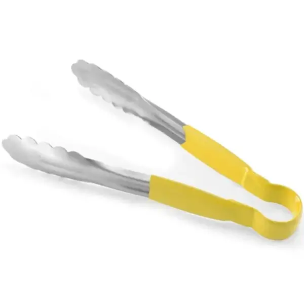 Serveertang | RVS | Geel | HACCP | 250x110x40(h)mm