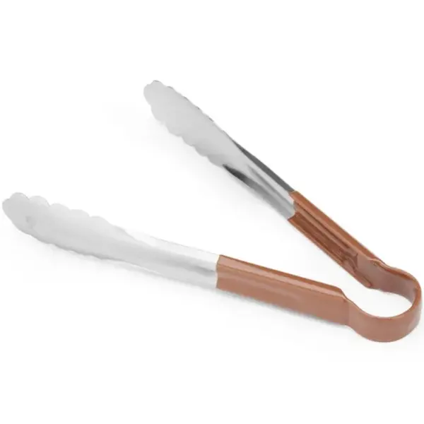 Serveertang | RVS | Bruin  | HACCP | 250x110x40(h)mm