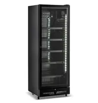 CombiSteel Drankenkoeling | SVE | 400L | Zwart | +2°C/+10°C | Statisch | Wielen | 650x595x1795(h)mm 