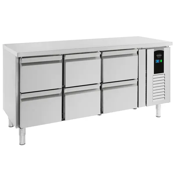 Koelwerkbank | ENERGY LINE | 291L | 6 Laden (1/1 GN) | +2°C/+8°C | Geforceerd | 1795x700x860(h)mm