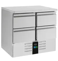 CombiSteel Koelwerkbank | ENERGY LINE | Energiezuinig | 257L | 4 Laden (1/1 GN) | +2°C/+8°C | Geforceerd | 903x700x870(h)mm 