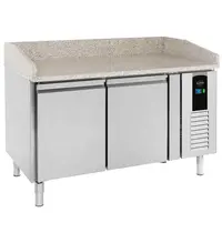 CombiSteel Pizzawerkbank | ENERGY LINE | Energiezuinig | 268L | 2 Deuren (EN600x400) | +2°C/+8°C | Geforceerd | 1510x800x910/1090(h)mm 