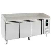 CombiSteel Pizzawerkbank | ENERGY LINE | Energiezuinig | 410L | 3 Deuren (EN600x400) | +2°C/+8°C | Geforceerd | 2020x800x910/1090(h)mm 