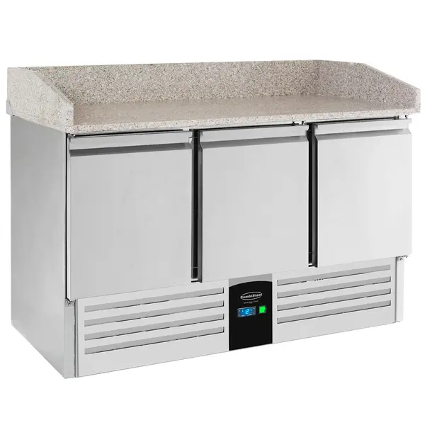 Pizzawerkbank | ENERGY LINE | Energiezuinig | 400L | 3 Deuren (1/1 GN) | +2°C/+8°C | Geforceerd | 1400x700x860/1015(h)mm