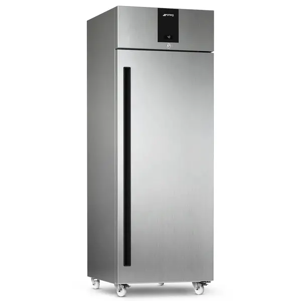 Koelkast | Energiezuinig | 700L (2/1 GN) | RVS | -2°C/+8°C | Geforceerd | Temperatuur-/Deuralarm | Bluetooth (Optie) | Wielen (Geremd) | 740x845x2105(h)mm