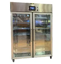 MED DOM Medische Koelkast | LEONARD | 1400L (2/1 GN) | RVS | -2°C/+8°C | Geforceerd | Touchscreen | 1420x795x2050/2120(h)mm