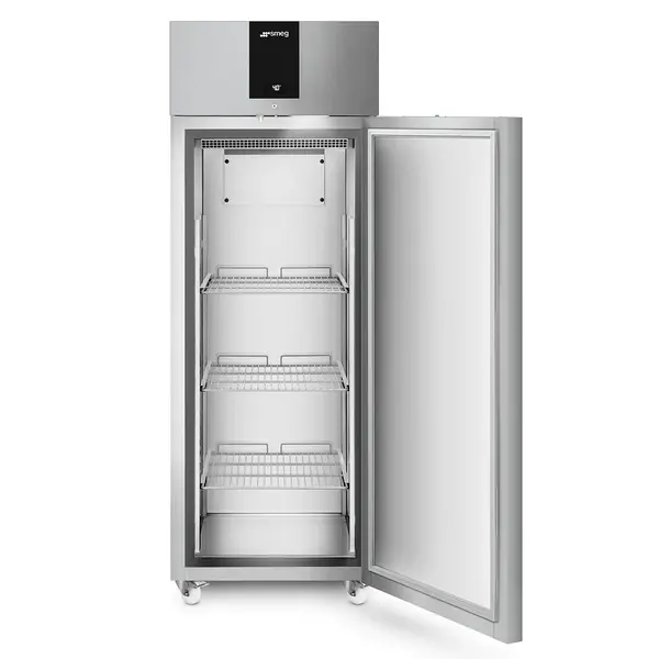 Vrieskast | 700L (2/1 GN) | RVS | -18°C/-22°C | Geforceerd | Temperatuur-/Deuralarm | Bluetooth (Optie) | Wielen (Geremd) | 740x845x2105(h)mm