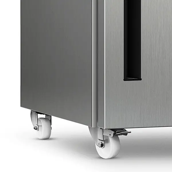 Koelkast | 700L (2/1 GN) | RVS | -2°C/+8°C | Geforceerd | Temperatuur-/Deuralarm | Bluetooth (Optie) | Wielen (Geremd) | 740x845x2105(h)mm