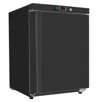 Gastro-Inox Vrieskast | Energiezuinig | 200L | Zwart | -10°C/-22°C | Statisch | Wielen | 595x650x830(h)mm 