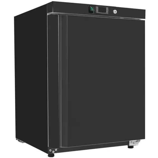 Vrieskast | Energiezuinig | 200L | Zwart | -10°C/-22°C | Statisch | Wielen | 595x650x830(h)mm