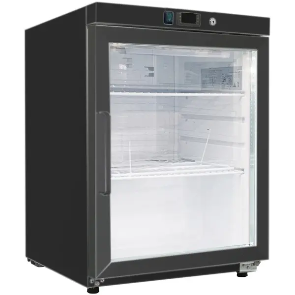 Koelkast | 200L | Zwart | 0°C/+10°C | Statisch | Wielen | 595x650x830(h)mm