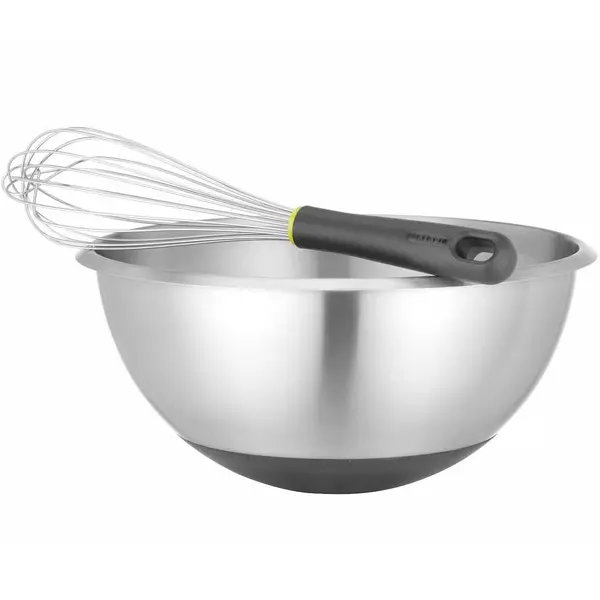 Mengkom | RVS | Antislip Voet | 6L | Ø330x155(h)mm