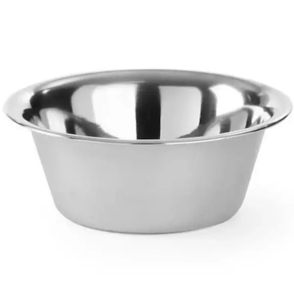 Beslagkom | RVS | Platte Bodem | 0.7L | Ø160x63(h)mm