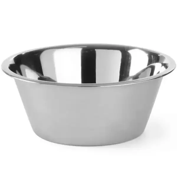 Beslagkom | RVS | Platte Bodem | 1.5L | Ø227x83(h)mm