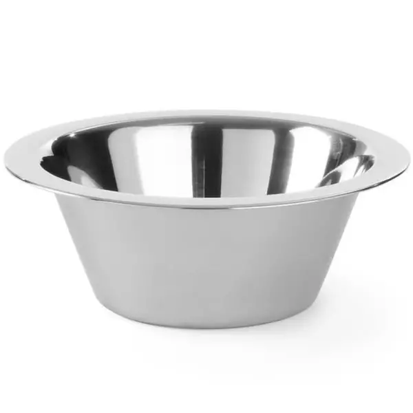 Beslagkom | RVS | Platte Bodem | 2.6L | Ø254x95(h)mm