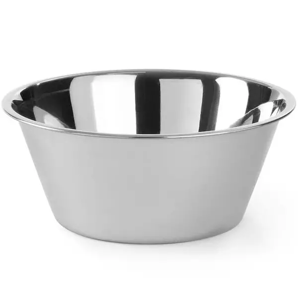 Beslagkom | RVS | Platte Bodem | 3.3L | Ø281x100(h)mm