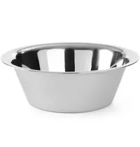 HENDI Beslagkom | RVS | Platte Bodem | 5.7L | Ø340x113(h)mm