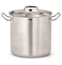 Chefs Heat Kookpan | RVS | 25L | Div. Warmtebronnen | Incl. Deksel | Ø320x320(h)mm 