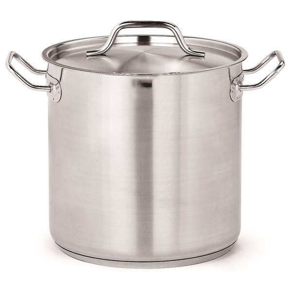 Kookpan | RVS | 25L | Div. Warmtebronnen | Incl. Deksel | Ø320x320(h)mm