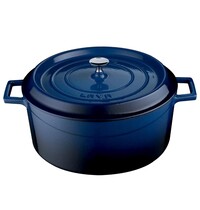 CombiSteel Braadpan | Gietijzer | 6.7L | Div. Warmtebronnen | Incl. Deksel | Ø280x135(h)mm 