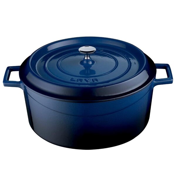 Braadpan | Gietijzer | 6.7L | Div. Warmtebronnen | Incl. Deksel | Ø280x135(h)mm