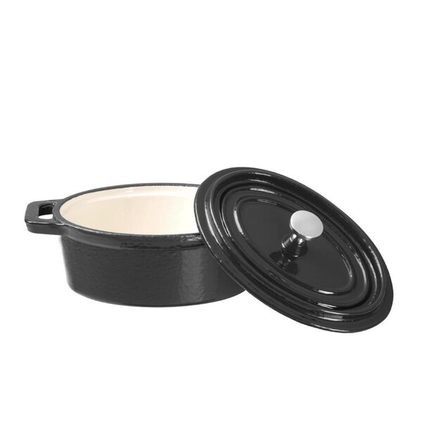 Braadpan | Gietijzer | 3.15L | Div. Warmtebronnen | Incl. Deksel | 94x155x49(h)mm