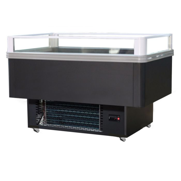 Koel-/Vrieseiland | Zwart/Grijs | -15°C/-18°C & +2°C/+6°C | Geforceerd | 1.2kW | 1530x995x950(h)mm