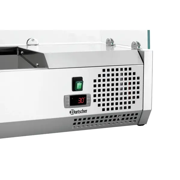 Opzetkoelvitrine | 10x 1/4 GN | +2°C/+8°C | 2005x352x435(h)mm