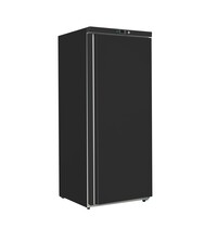 Gastro-Inox Vrieskast | Energiezuinig | 400L | Zwart | -10°C/-22°C | Statisch | Wielen | 595x650x1850(h)mm 