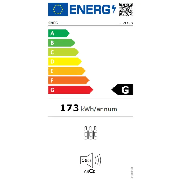 Wijnkoelkast | CLASSICA | 368L (197x 75cl) | RVS/Zwart | 1 Zone | +5°C/+22°C | Geforceerd | Temperatuur-/Deuralarm | 595x595x1850(h)mm