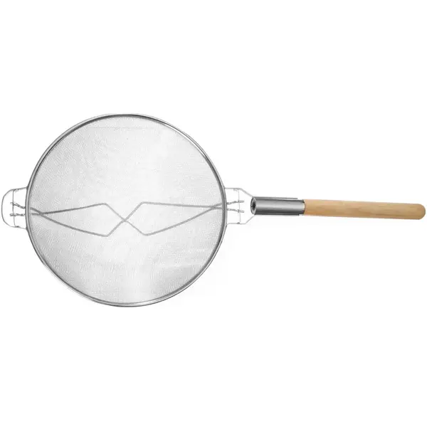 Oplegzeef | Vertind | Dubbel Gaas + Beschermbeugel + Houten Steel | Ø355mm