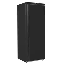 Gastro-Inox Koelkast | 600L | Zwart | 0°C/+10°C | Statisch + Ventilator | Wielen | 775x750x1850(h)mm 