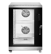 SMEG Combisteamer | GALILEO | Elektrisch | 10 Niveaus (1/1 GN) | 30°C/270°C | 14.5kW (400V) | Zelfreiniging + Handdouche | Touchscreen | 790x840x1145(h)mm 