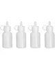 HENDI Doseerflessen | Kunststof | Transparant | 30ml | Mini | Afsluitdop | 4 Stuks | Ø30x85(h)mm 