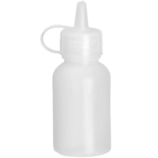 Doseerflessen | Kunststof | Transparant | 30ml | Mini | Afsluitdop | 4 Stuks | Ø30x85(h)mm