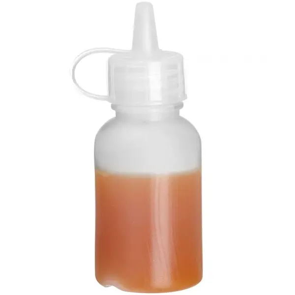 Doseerflessen | Kunststof | Transparant | 30ml | Mini | Afsluitdop | 4 Stuks | Ø30x85(h)mm