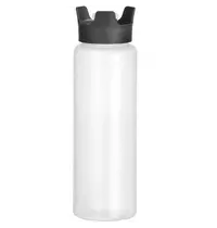 HENDI Doseerfles | Kunststof | Zwart | 230ml | Non-Drip | Ø50x160(h)mm