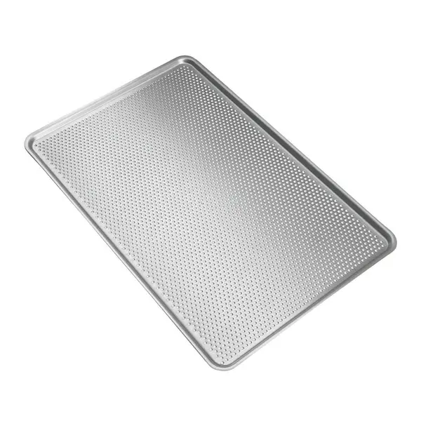 Bakplatenset | Aluminium | EN600x400 | Geperforeerd | 4 Stuks | 600x400mm