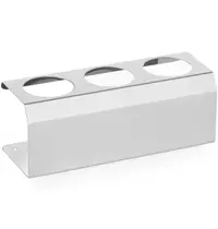 HENDI Doseerflessen Standaard | RVS | Cap. 3 flessen | 209x80x78(h)mm