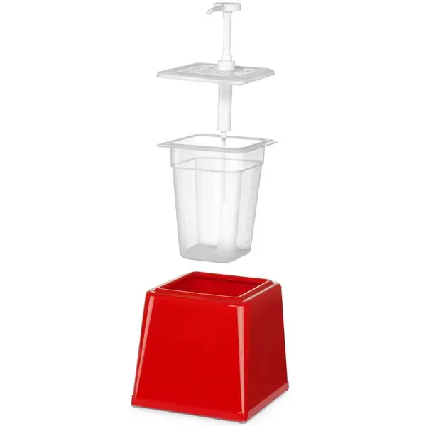 Sausdispenser | Kunststof | 2.5L | Portie 20ml | Div. Kleuren | 230x210x327(h)mm