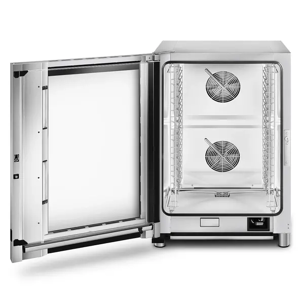 Combisteamer | GALILEO | Elektrisch | 10 Niveaus (1/1 GN) | 30°C/270°C | 14.5kW (400V) | Zelfreiniging + Handdouche | Touchscreen | 790x840x1145(h)mm