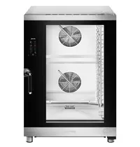 SMEG Combisteamer | GALILEO | Elektrisch | 10 Niveaus (1/1 GN) | 30°C/270°C | 14.5kW (400V) | Zelfreiniging + Handdouche | Touchscreen | 790x840x1145(h)mm 