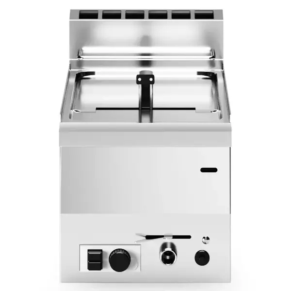 Friteuse | FUN 600 | Propaangas | 8L | ≤190°C | 6.8kW | Aftapkraan | Piëzo Ontsteking | 300x600x410(h)mm