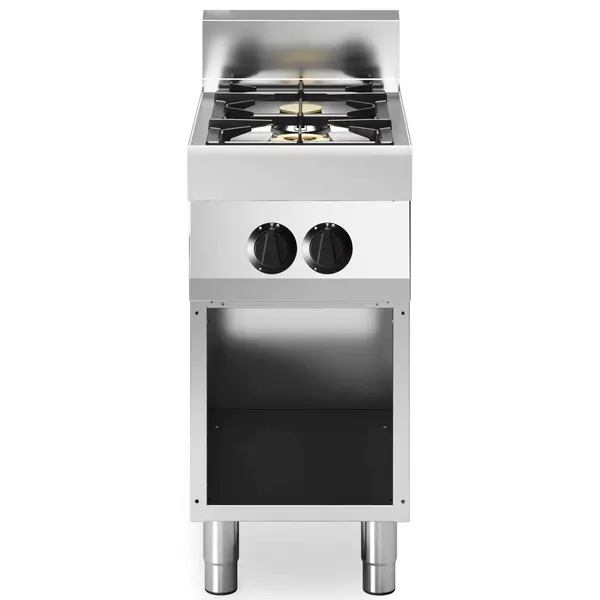 Fornuis | FUN 700 | Propaangas | 2 Branders (3.7+5.5kW) | Waakvlam | Open Onderkast | 400x700x843/991(h)mm