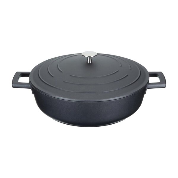 Braadpan | Aluminium | 4L | Div. Warmtebronnen | Incl. Deksel | 370x290x140(h)mm